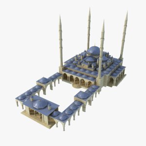 arab mosque 3d model