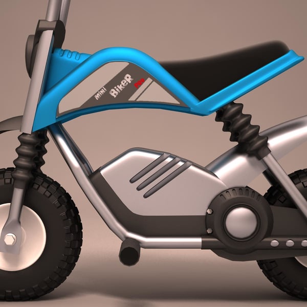electric bike 3d model