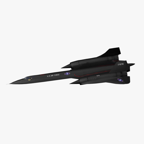 3d Sr 71a Blackbird Model