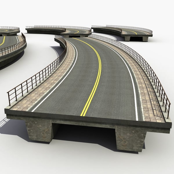 road set modelled 3d model