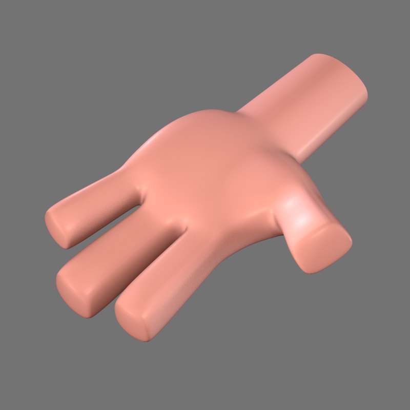 model hand cartoon free 3d model cartoon no:4 3d hand