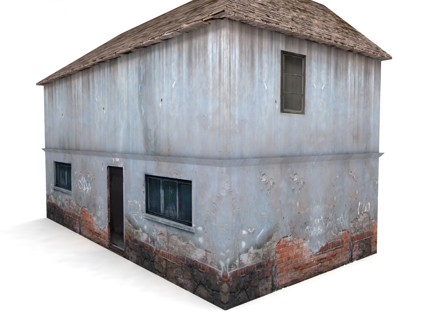 3ds max old house