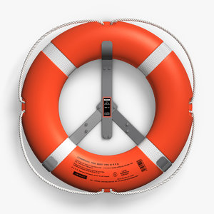 3d model life buoy