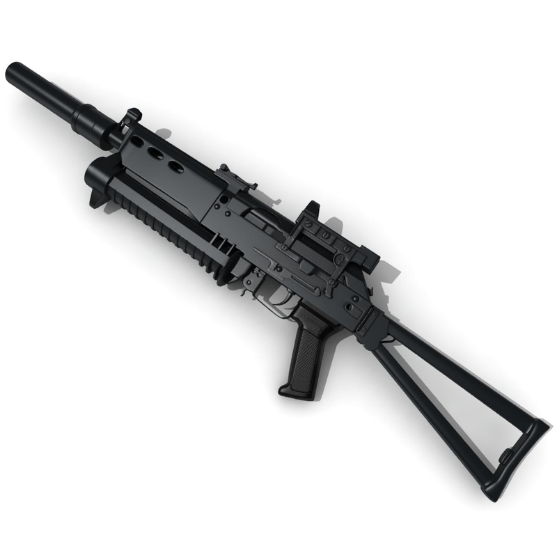 PP-19 Bizon Submachine Gun (Mod)