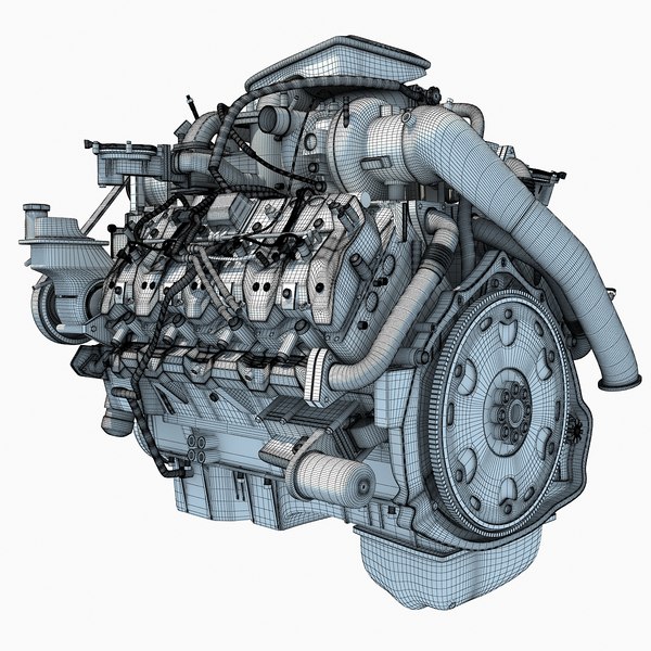 3d duramax diesel v8 turbo engine