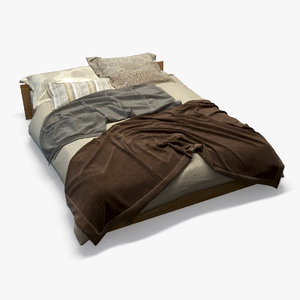 bed 2 3d model
