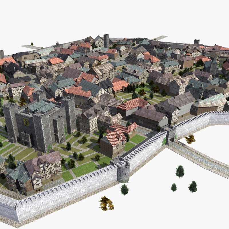 max medieval walled town