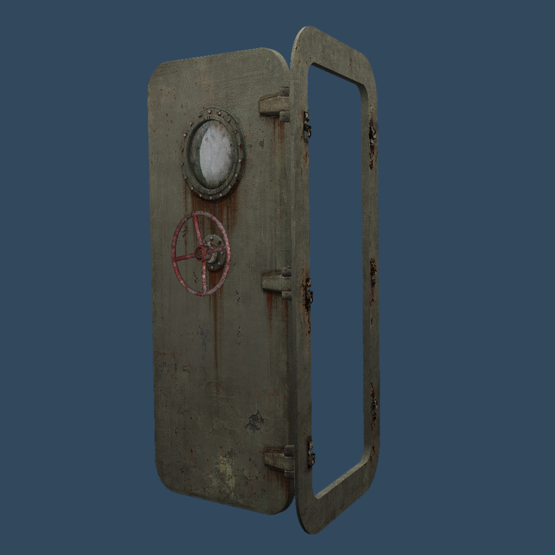 watertight door 3d model