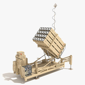 3d model of iron dome