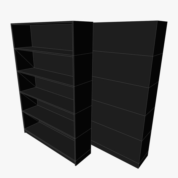 3d model of file storage shelving
