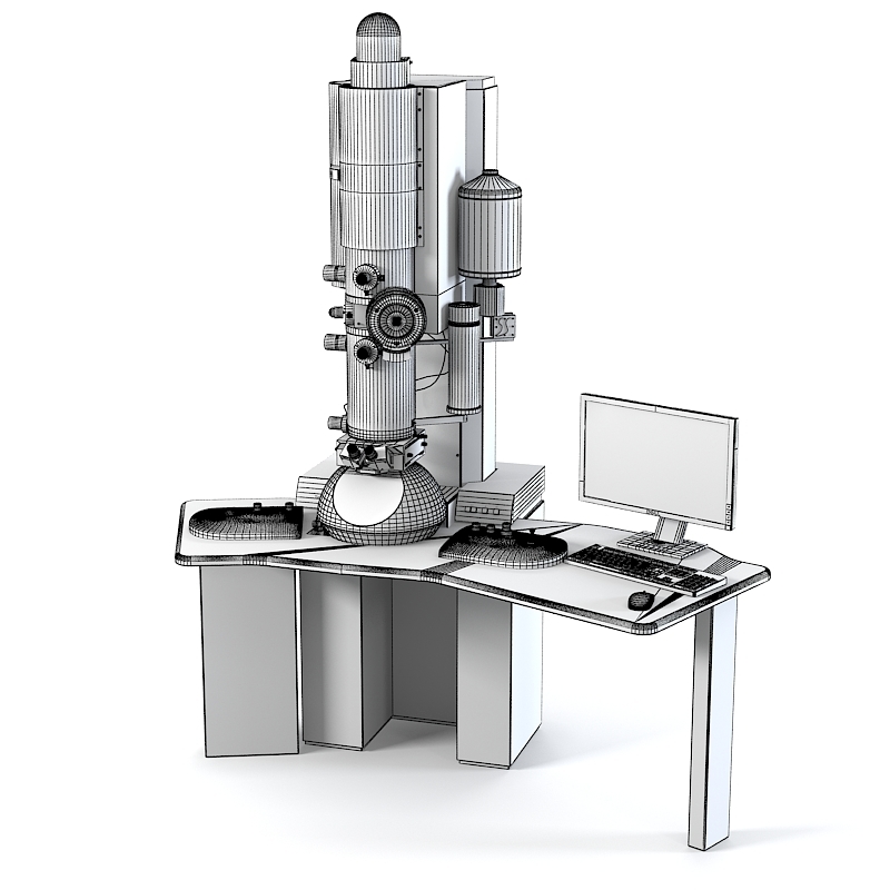 Transmission Electronic Microscope 3ds