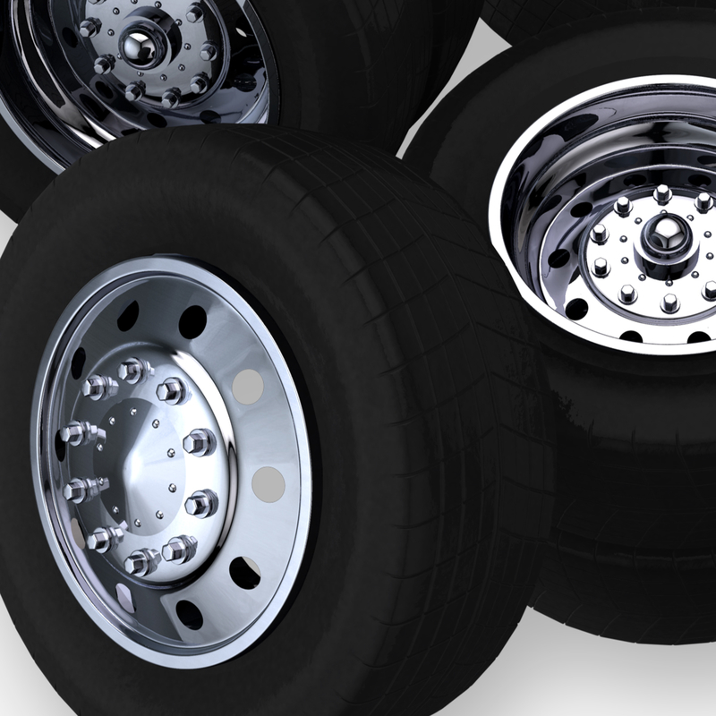 truck wheels 3d c4d