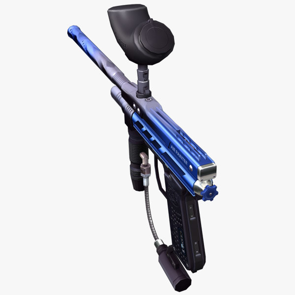 3d paintball gun model