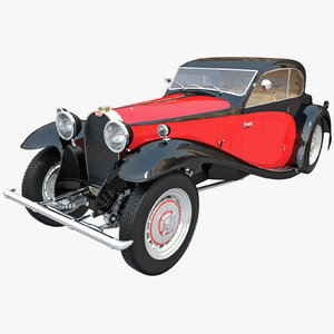 car bugatti 50 1933 3d model