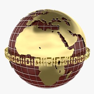 globe earth planet 3d 3ds