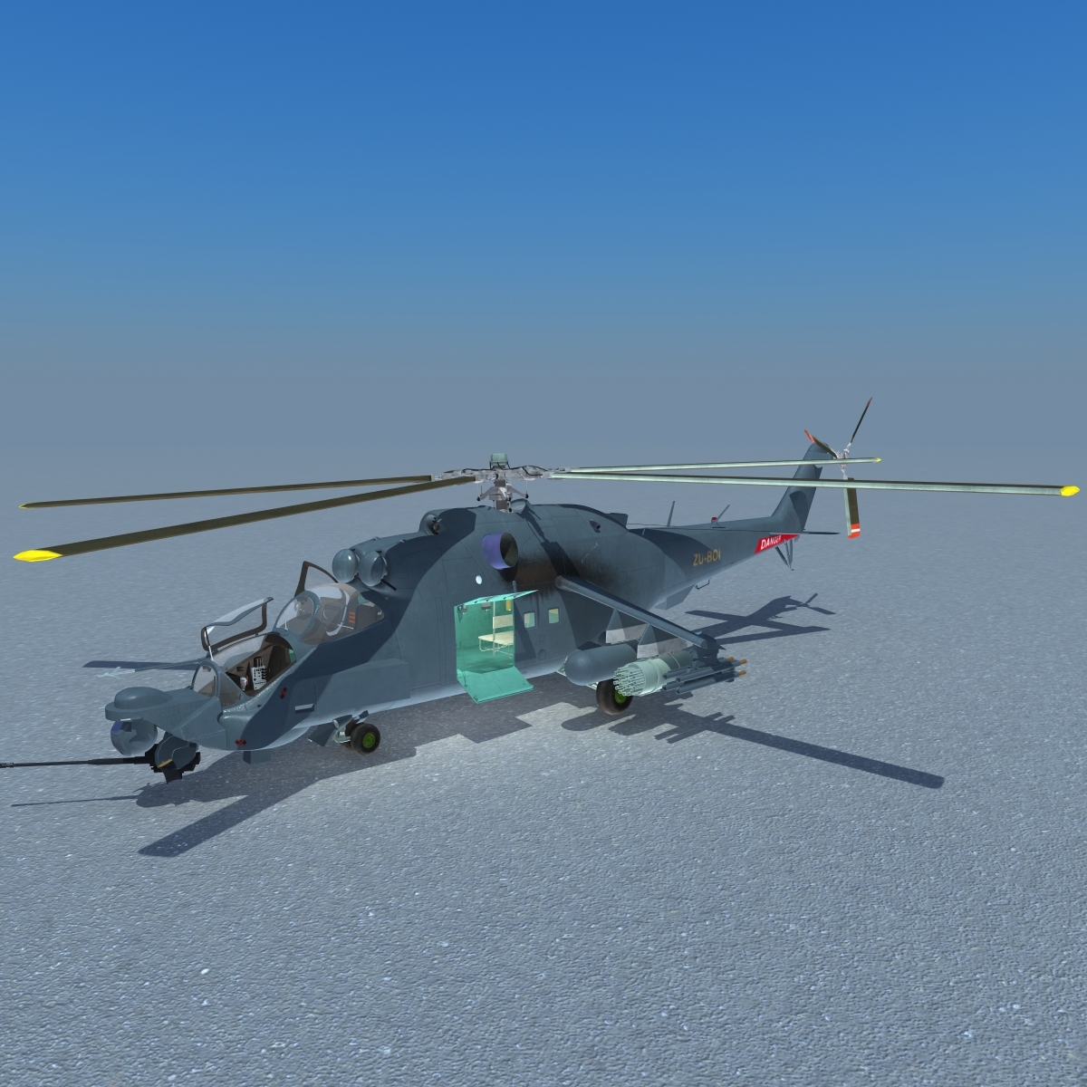 3d mi 24 super hind