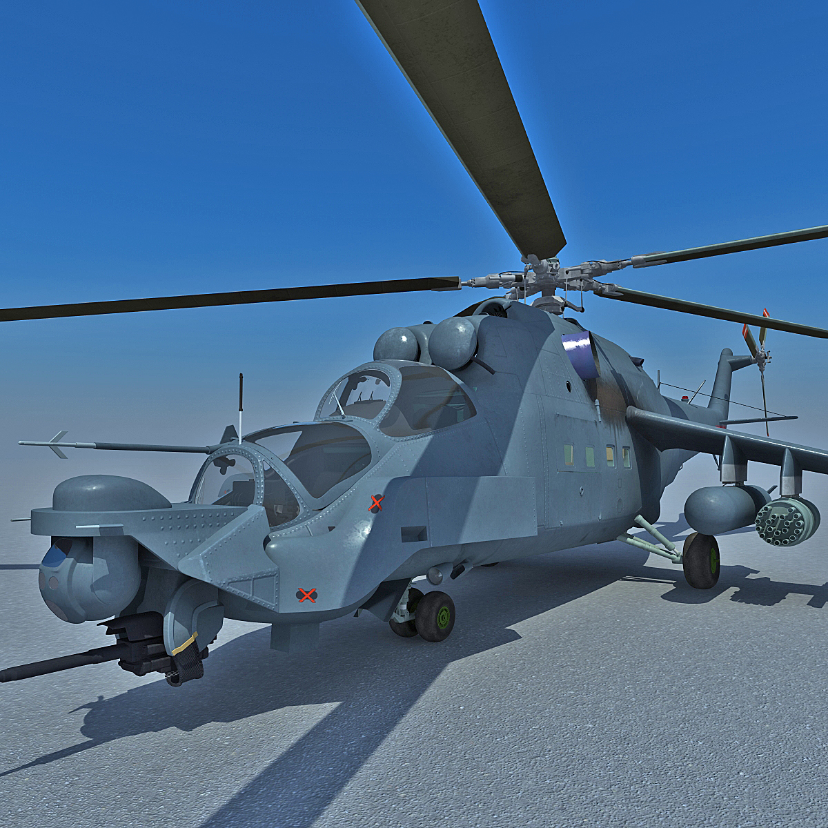 3d mi 24 super hind