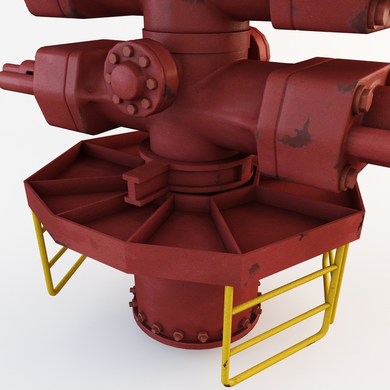 3d model rig bop stack
