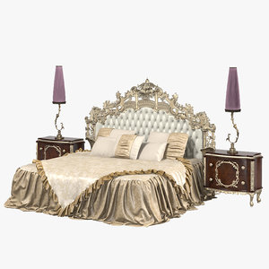 jumbo regency classic bedroom 3d model