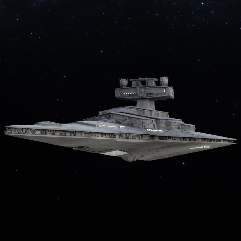 star destroyer 3d obj