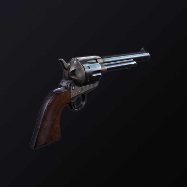 3d model 1873 colt single action