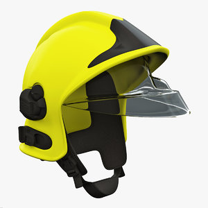 firefighter helmet v4 3d lwo