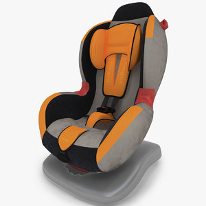 kiddy car seat elegant 3d max