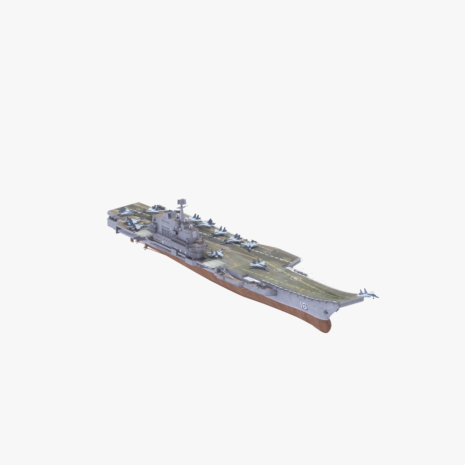 3ds max chinese cv16 liaoning aircraft carrier