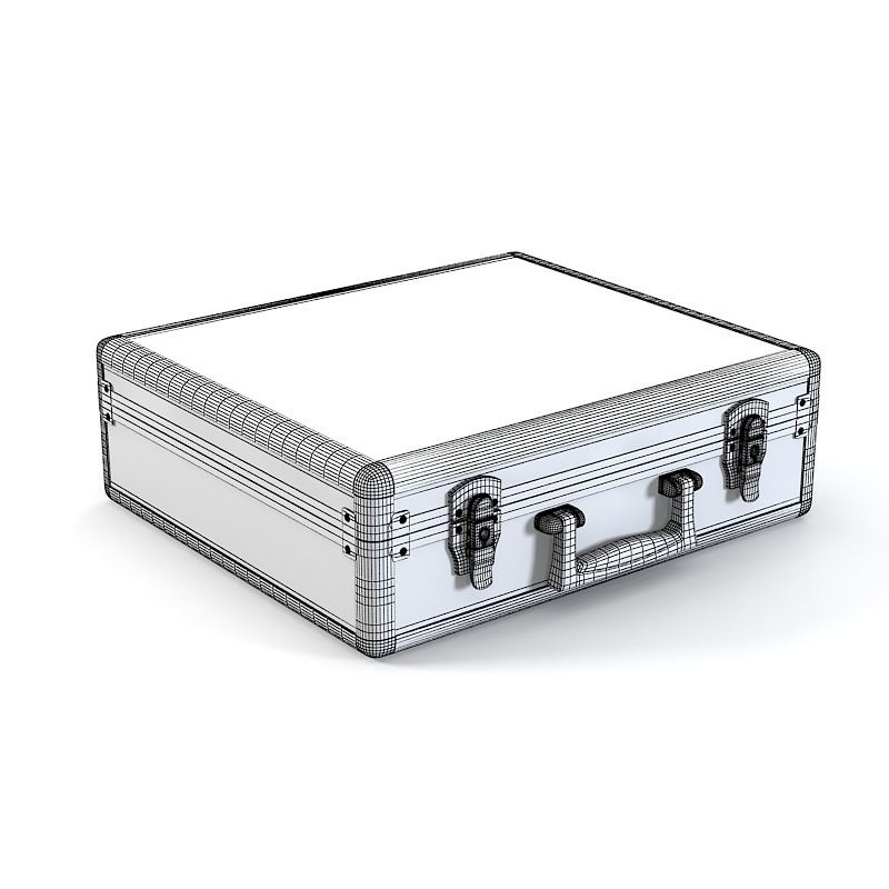 3d aluminum briefcase