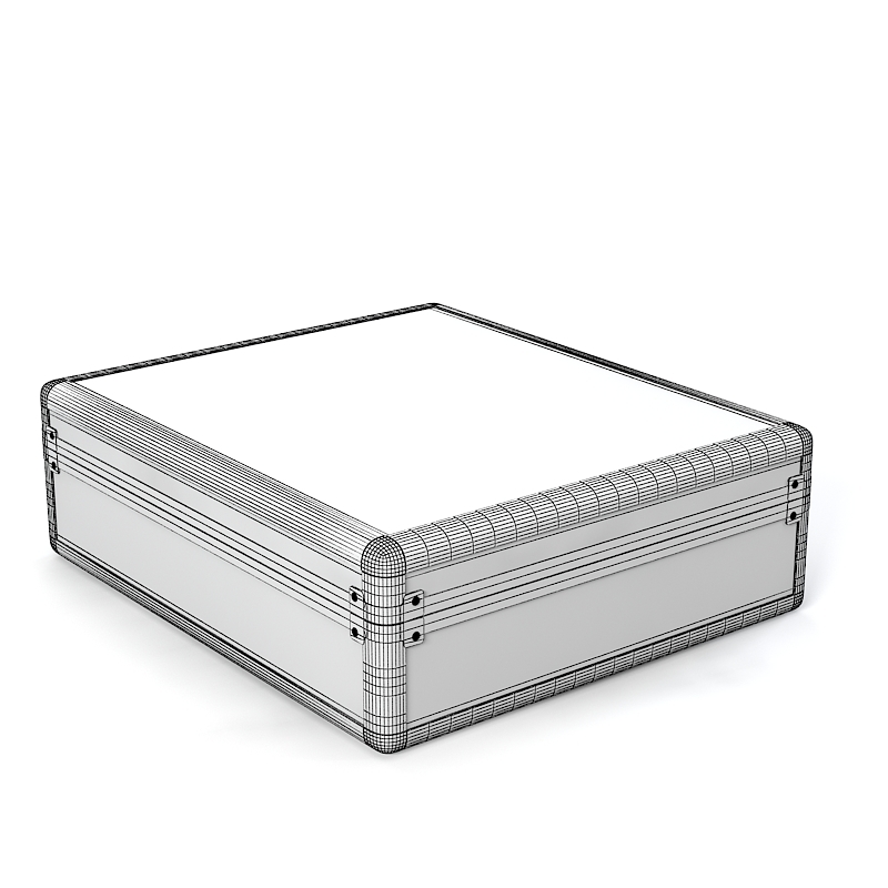 3d aluminum briefcase