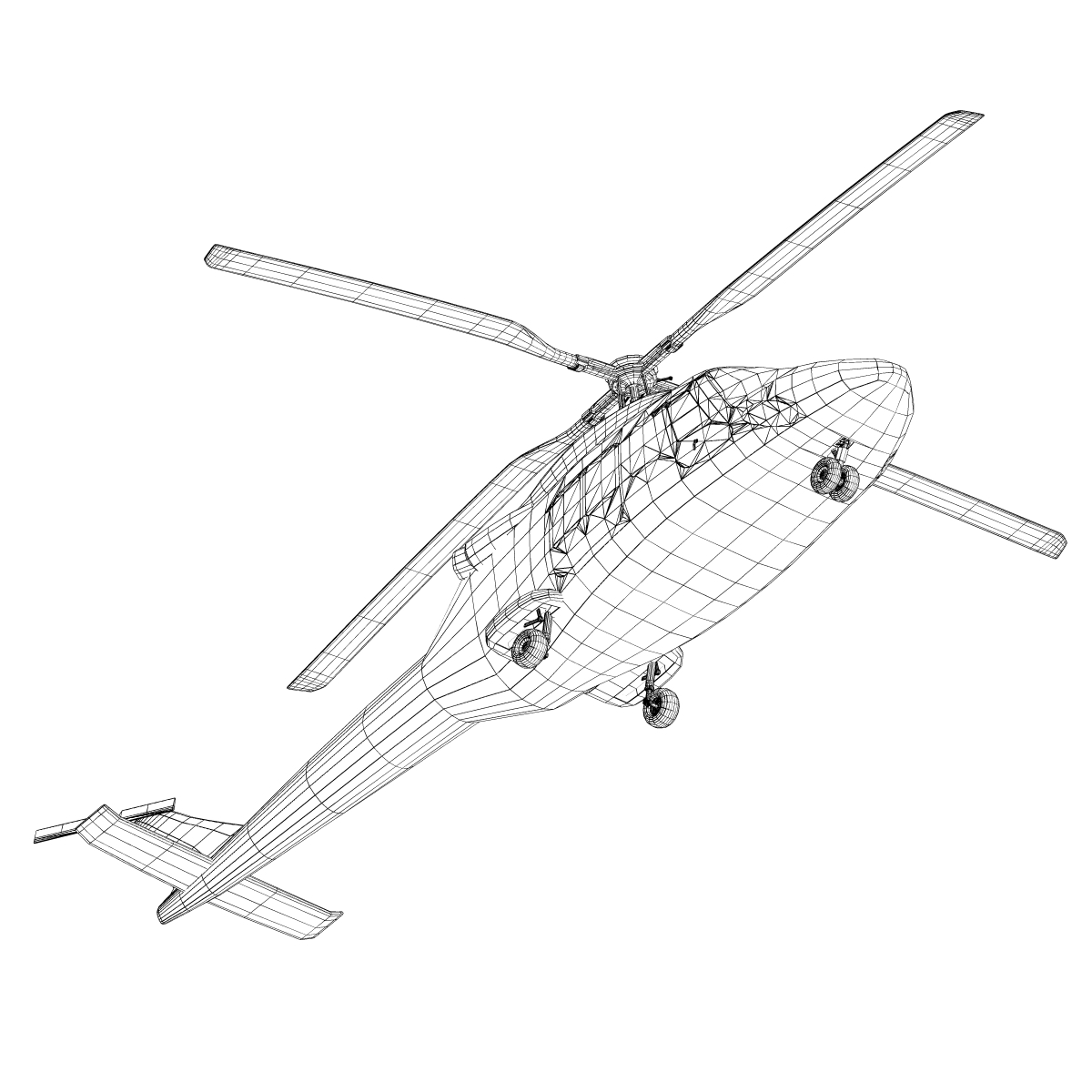 c4d agustawestland aw139 helicopter bell