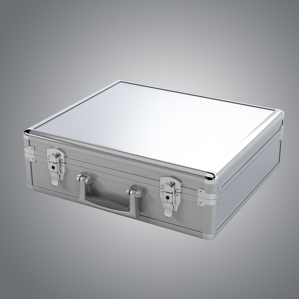 3d aluminum briefcase