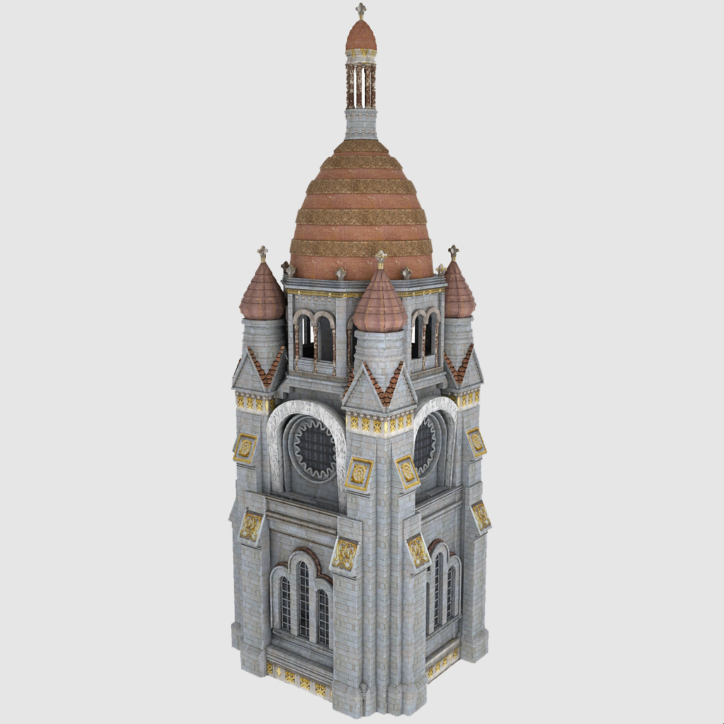 3dsmax church