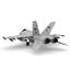 3d model of f a-18 hornet fighter jet
