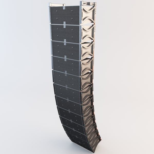 Modelo 3d Sistema De Altavoces Line Array Turbosquid