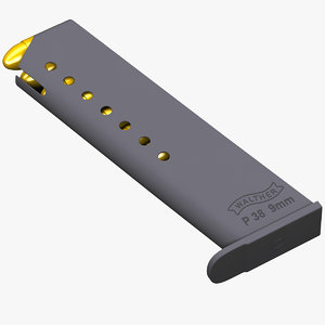walther p 38 magazine 3d 3ds