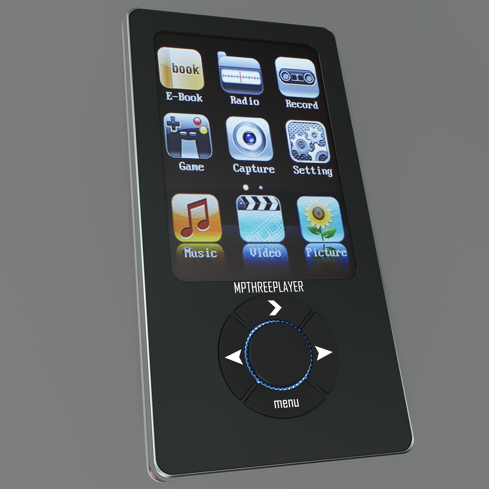 player mp3player 3d c4d