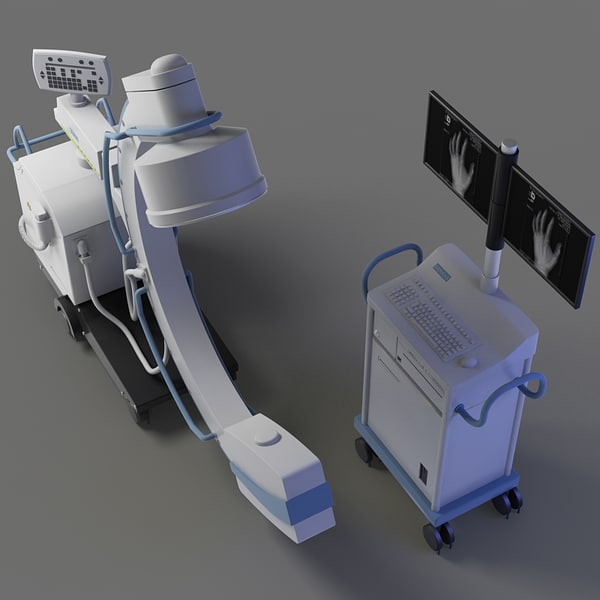3d model c arm xray machine