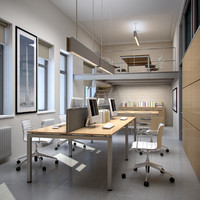Office Interior Scene