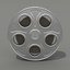 3d model film reel canister cameras