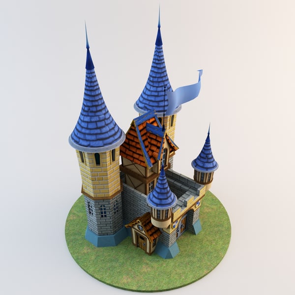 3d toy castle 3