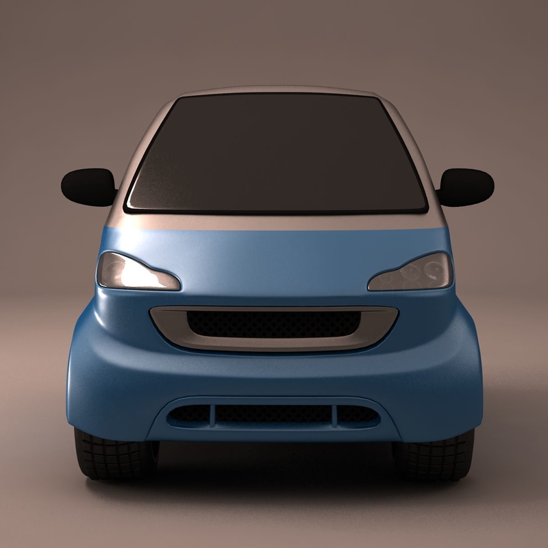 3d model smart car