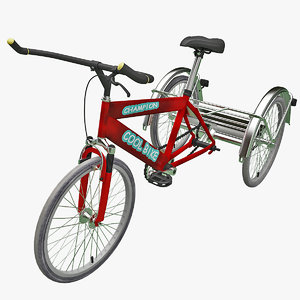 3ds max adult tricycle
