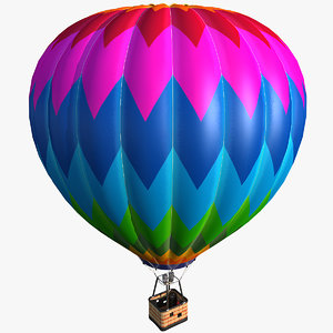 3ds max air balloon