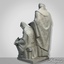 saints cyril methodius statuette 3d model