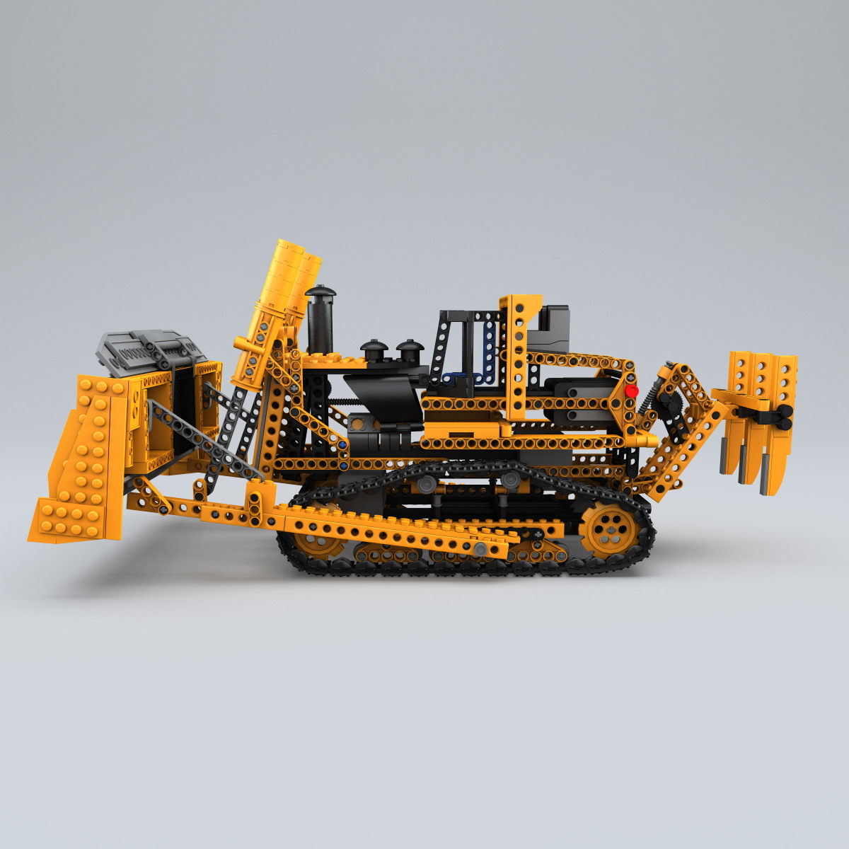 lego construction bulldozer set