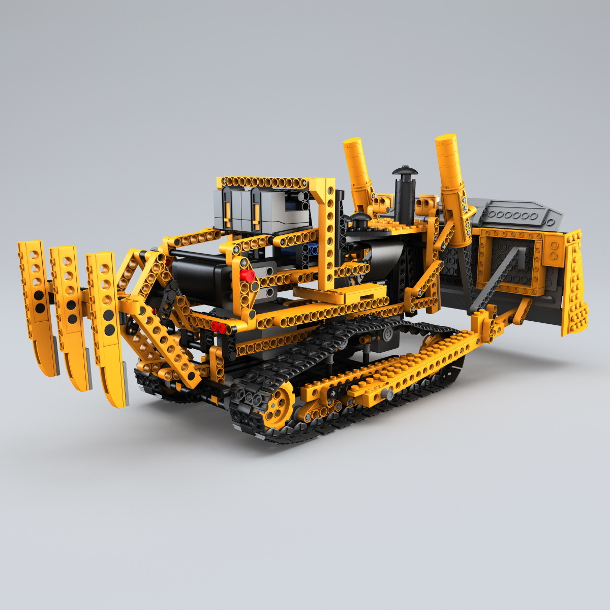 lego construction bulldozer set