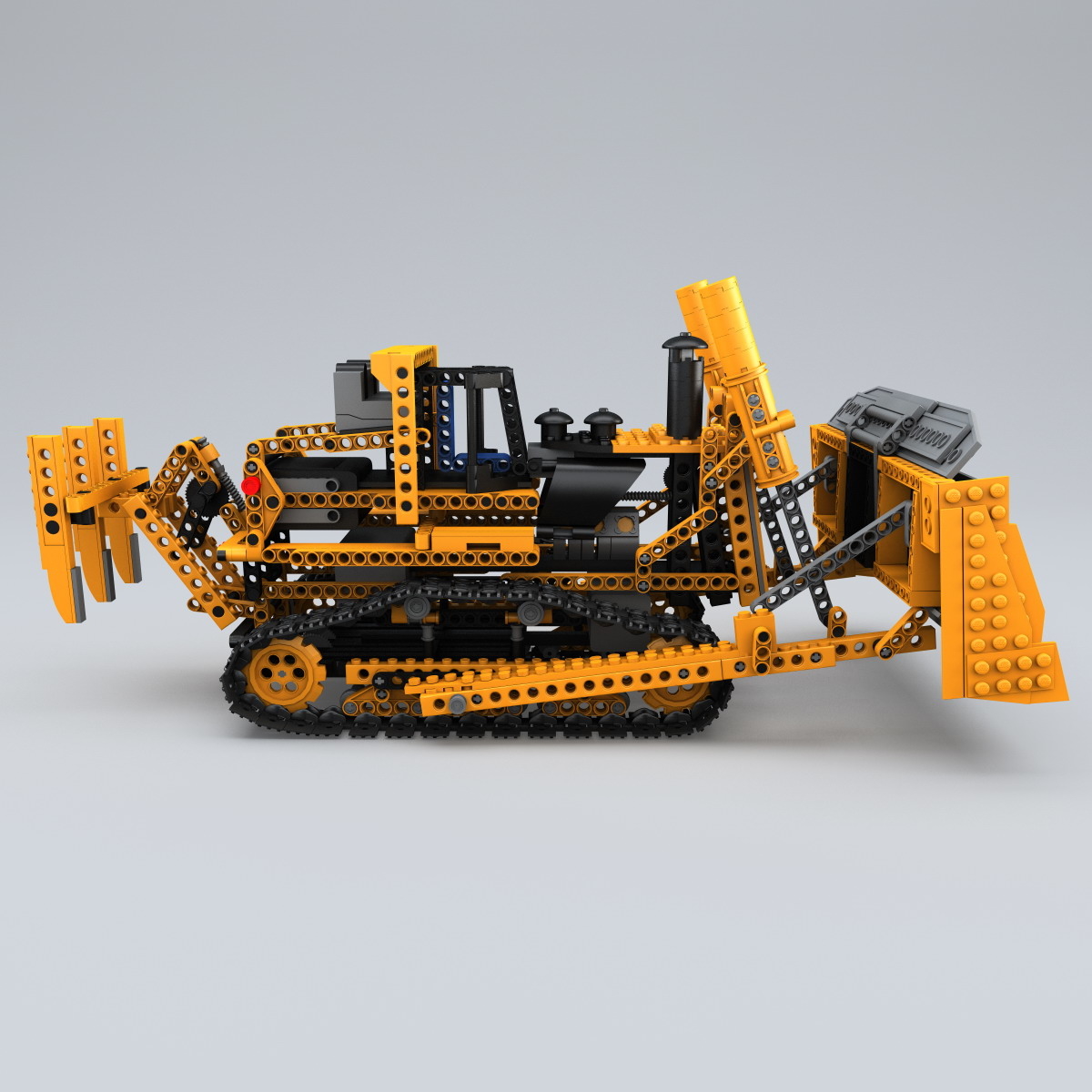 lego construction bulldozer set