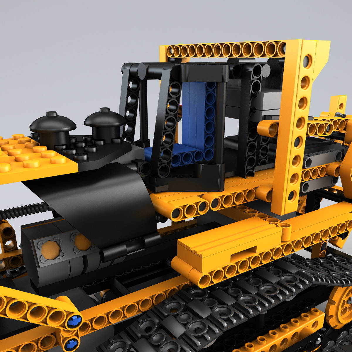 lego construction bulldozer set