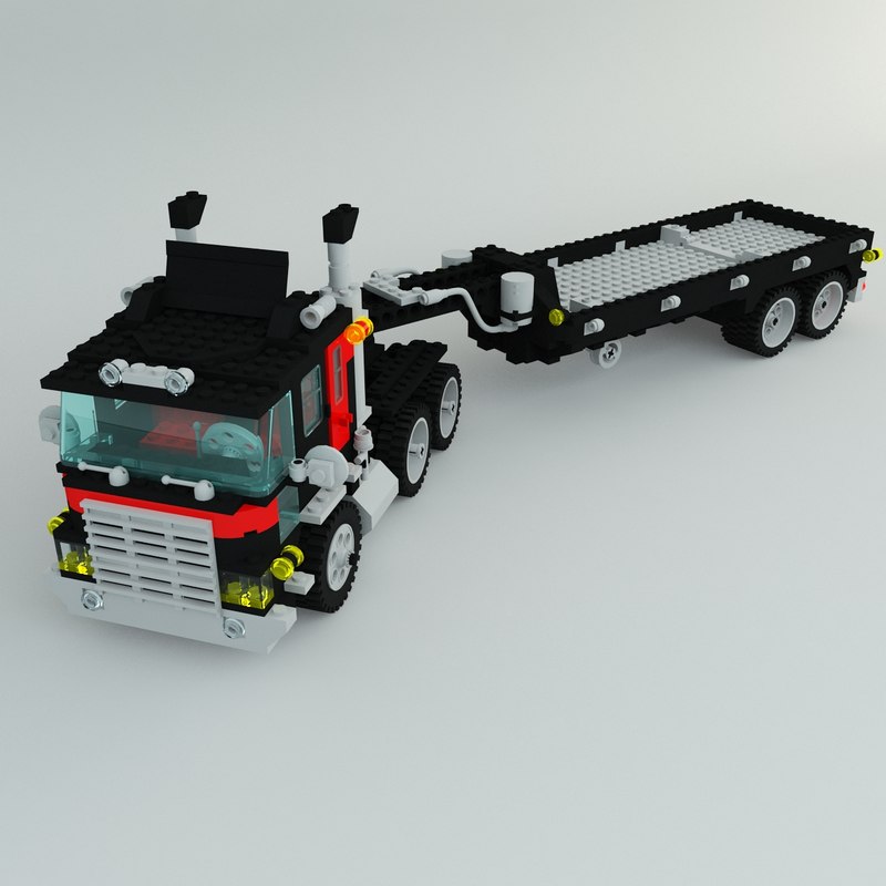  truck  trailer  lego  set max